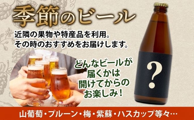 洞爺湖 発 クラフトビール 季節のビール 330ml 2本 コースター1枚付  Lake Toya Beer 楽しい 癒し 酒 発泡酒 ビール アルコール 飲みやすい  家飲み 宅飲み 晩酌 バーベキュー BBQ 送料無料 北海道 洞爺湖町