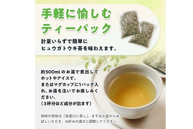 ヒュウガトウキ茶 ティーパック(1.5g×7個×1袋) トウキ茶 お茶 便利 簡単 生薬 ヒュウガトウキ 日本山人参 宮崎県産 国産【SF-03】【SMILE FARM】