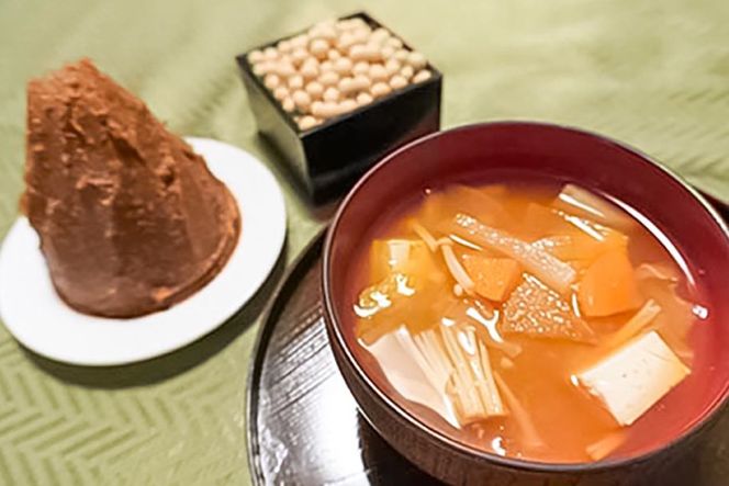 味噌 吟醸赤味噌 500g 6個 計3kg [高長醸造 宮城県 南三陸町] 味噌 みそ お味噌 赤味噌 大豆 発酵 味噌汁 みそ汁 調味料 ふるさと納税 FAK-0399