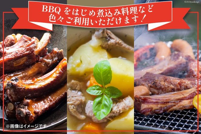 豚肉 訳あり スペアリブ 骨付き 不揃い 6～8袋 計3.5kg [甲斐精肉店 宮崎県 美郷町 31as0105] 冷凍 小分け ブロック 真空パック 国産 宮崎 焼肉