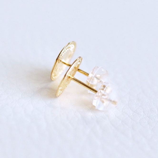 K18 18金 イエローゴールド 地金 コイン 金貨 ピアス 保証書付 SGL22869 SWAD087