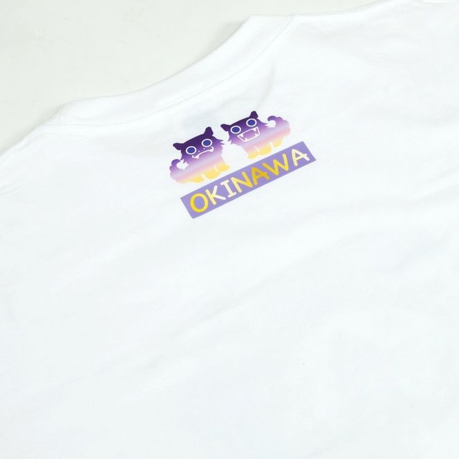 沖縄市 マンホールTシャツ エイ坊 (白 / Mサイズ) Tシャツ 半袖 キャラクター メンズ レディース 沖縄市 白色 沖縄市 / 株式会社TAK JAPAN[BCDK001-02]