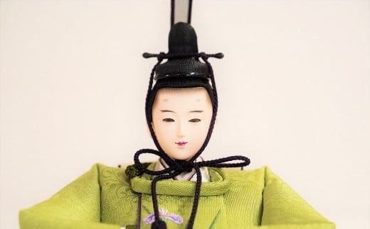 【収納飾りセット“有明”】人形作り40年 “平安天鳳”作 丹後ちりめん 人参草木染め 手作り ひな祭り 木製 今どき かわいい おしゃれ モダン 碧南 にんじん 人参 H067-170