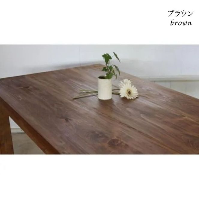 無垢材 ダイニングテーブル 幅190cm 6人掛け 国産ひのき【受注生産】おしゃれ 職人の手作り 家具 インテリア 人気 ※北海道・沖縄・離島への配送不可 