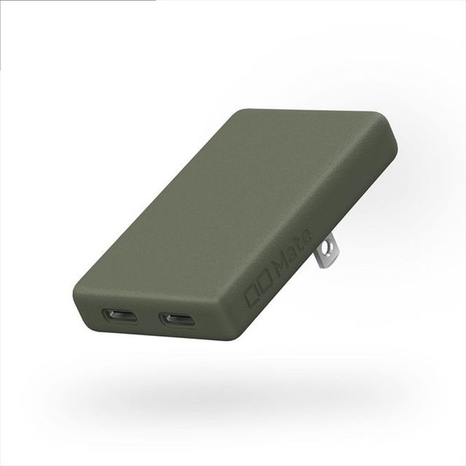CIO 充電器 小型 急速充電 コンセント タイプC iPhone iPad Mate Charger 003 モスグリーン｜小型 軽量 おしゃれ 便利 [2700]