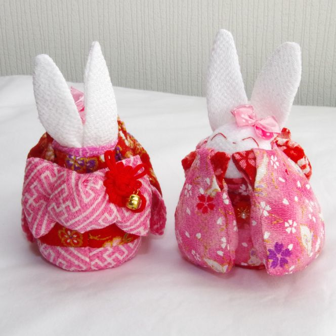 お守りうさぎ【うさぎ おまもり 人形 手作り】(CF201)