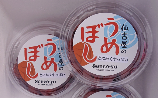 【仙古屋のうめぼし 150g×5個】 自家生産 梅 塩分10％ カビ発生防止 酒類 酢 調味料 防腐剤等 不使用 絶妙な旨味 焼酎 梅割り 食欲不振 夏バテ 健康志向 ふるさと納税 返礼品 おすすめ 兵庫県 香美町 香美町産 香住産 日本海 山陰 senco-ya 仙古屋 42-04