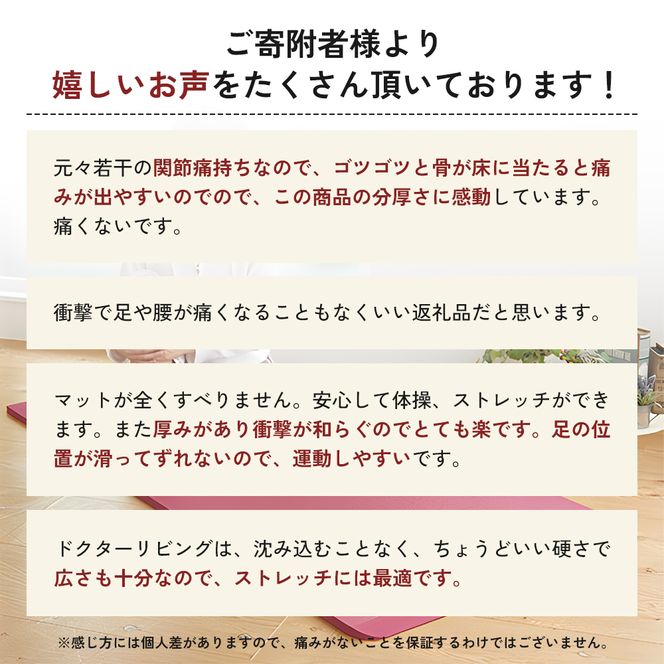[ ドクターリビング ] トレーニング冊子付き ヨガマット トレーニングマット アサヒ軽金属