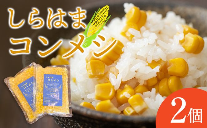 しらはまコンメシ 2袋 セット わかやましらはま農家 特製 炊き込みご飯の素 304018_DK01