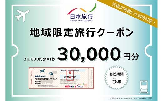 日本旅行 地域限定旅行クーポン 30,000円分 旅行 クーポン 利用券 チケット 旅行クーポン 宿泊 宿 旅館 ホテル レジャー 体験 交通 観光 トラベル 加賀市 復興 震災 コロナ 能登半島地震復興支援 北陸新幹線 F6P-1019