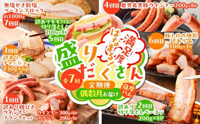 【全7回】盛りだくさん定期便（偶数月にお届け）　K161-T06e