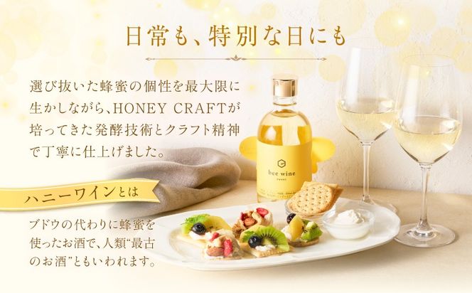 ハニーワイン 「bee wine」 sweet 300ml（Alc.10％ 甘口）　K105-010_k