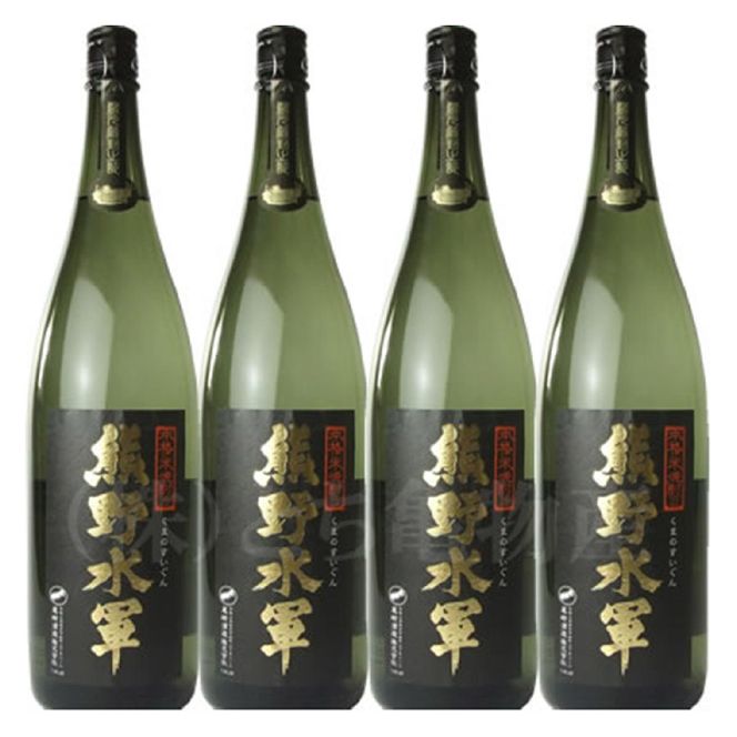 V6108_本格米焼酎 熊野水軍 1800ml×4本 （C003）