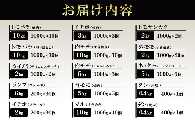 究極の伊賀牛1頭分