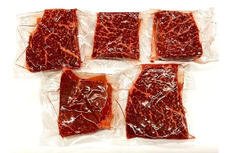 【A4～A5】佐賀牛モモステーキ 約500g(100g×5P)【肉 牛肉 ブランド牛 黒毛和牛 ステーキ肉 ふるさと納税】(H112101)