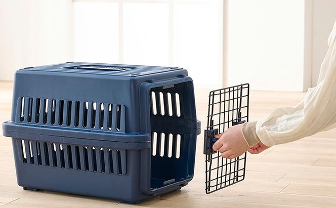 エアトラベルキャリー ATC-530 ネイビー アイリスオーヤマ 雑貨 日用品 移動 旅行 便利 サイズ 超小型犬 大型犬 ペットハウス 開閉可能 取り外し フード 水銀イオン 配合 雑菌 増殖 