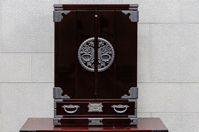 仙台箪笥 仙台仏壇18号 木地呂漆調 KHB-20D 高級 工芸品 伝統|06_kyk-031001