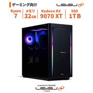パソコン工房 4年間物損保証 ミドルタワーゲーミングPC Ryzen 7/RX 9070 XT/No.370 322032_EE103