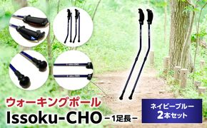 【R17015】ウォーキング Issoku-CHO（1足長） ネイビーブルー 2本セット
