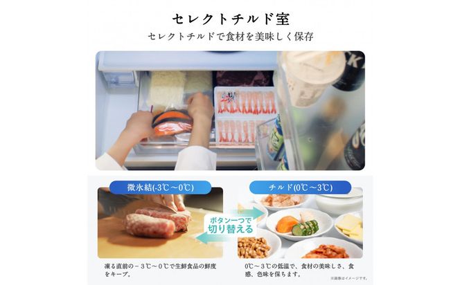 Hisense ハイセンス 冷蔵庫 3年保証【設置費込み】幅59.8cm 450L ファン式 自動霜取り 霜取り不要 四人暮らし 家庭用 自動製氷 セレクトチルド室 うるおい野菜室 静音 右開き 5ドア 大容量 まとめ買い HR-DC450KW シルクホワイト 人気 おすすめ 家電 送料無料 141305_KC74