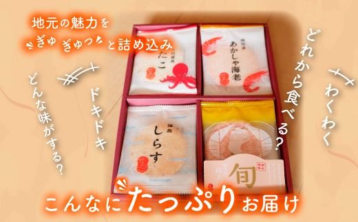 えびせん重箱 海原 えびせんパーク 煎餅 せんべい 海老せんべい 　たこせん　たこせんべい　いかせんべい　海老　いか　たこ　姿焼き　詰め合わせ　お菓子　おつまみ　おやつ　美浜町　愛知県　特産品　おみやげ 　お歳暮　お中元