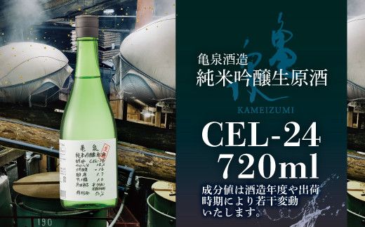 純米吟醸原酒 CEL-24 720ml （生酒） 2本セット お酒 酒 さけ 日本酒 純米吟醸 原酒 アルコール 度数 14度 地酒 亀泉 cel24 セル24 純米吟醸生原酒【株式会社とさもん】 [BQAE066]