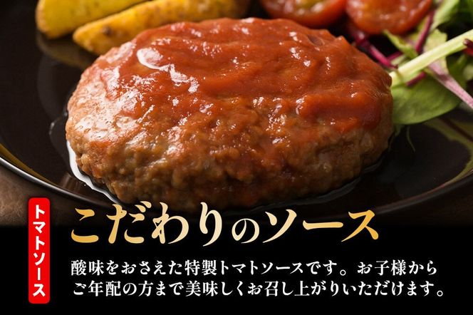 お肉屋さんのやわらかトマトソースハンバーグ (150g×8個) 計1.2kg [ハンバーグ ハンバーグ 肉 おかず 惣菜 個包装 簡単 湯せん 洋食 湯煎 個別包装 小分 お弁当 便利 お試し]|06_thm-050801