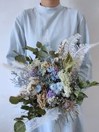 ドライフラワー ブーケ 誕生日 母の日 父の日 プレゼント 敬老の日 ブーケ 花 スワッグ 誕生日 メッセージカード インテリア 479