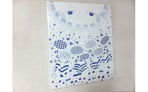 BN-3 ☆【ペン画】：手のひらを太陽に