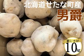 北海道せたな町産じゃがいも　男爵10kg