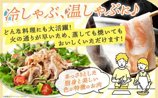 「おさつポーク」しゃぶしゃぶ2.5kgセット(真空パック)_18-1402_(都城市) 豚肉 豚肉セットおさつポーク スライス ロース/肩ロース バラしゃぶ モモしゃぶ 小分け 真空パック 100g×25P 合計2.5kg 肉 しゃぶしゃぶ さつまいも育ち