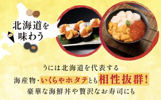 うに 無添加 極上 エゾバフンウニ 生うに 塩水パック 80g 塩水 ミョウバン不使用 | 雲丹 ウニ 雲丹 高級 生ウニ 海産物 海鮮 米 と ウニ丼 うに丼 人気 ふるさと納税 北海道 登別市