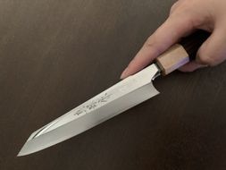 切付型ペティ包丁鏡面150ミリ銀三鋼　包丁 日本製 ペティナイフ ステンレス 刃渡り15cm 150mm 料理 高級 本格的 コンパクト 鏡面仕上げ ふるさとのうぜい【田所刃物株式会社】 [BQAS009]