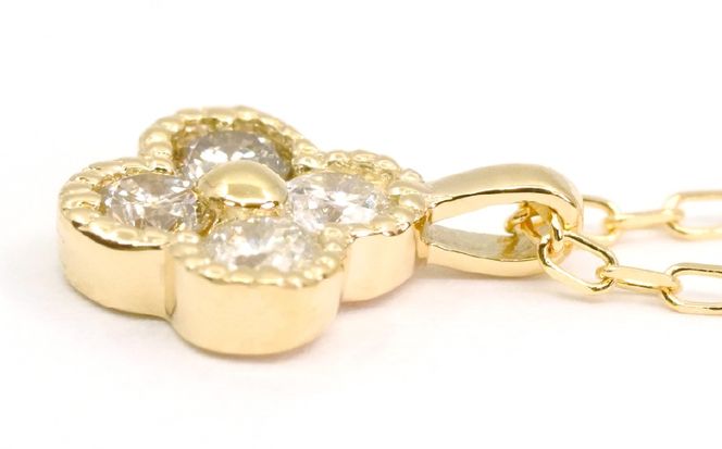 0.11ｃｔ 10金 ネックレス イエローゴールド 管理番号RTJ-022 246-007-a