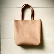 トートバッグ (キャメル) Ultrasuede (R)｜人工皮革 服飾雑貨 メンズ レディース 男女兼用 田村製作所 大阪府守口市 [2584]