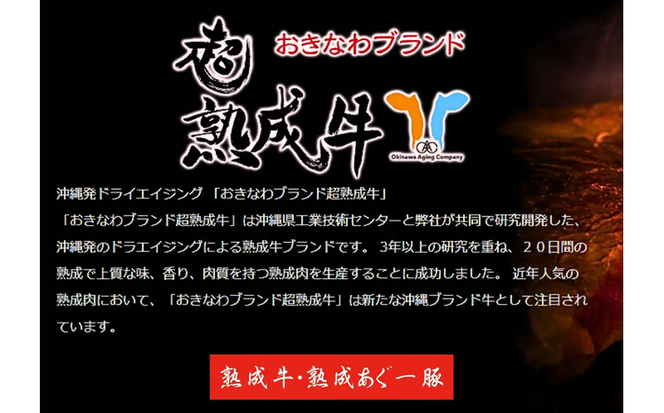 おきなわブランド【超熟成牛】サーロイン
