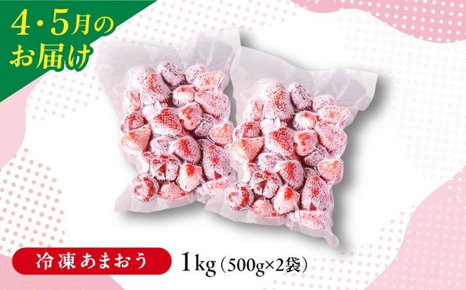 【先行受付】【全5回定期便】糸島産あまおうお楽しみ定期便 あまおう4パック×2回 / あまおうジャム3本 / 冷凍あまおう1kg【2027年1月以降順次発送】 糸島市　/ slowberry strawberry [APJ007]