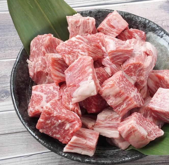 淡路牛 ロース サイコロステーキ　500g（250ｇ×2パック）サイコロステーキ