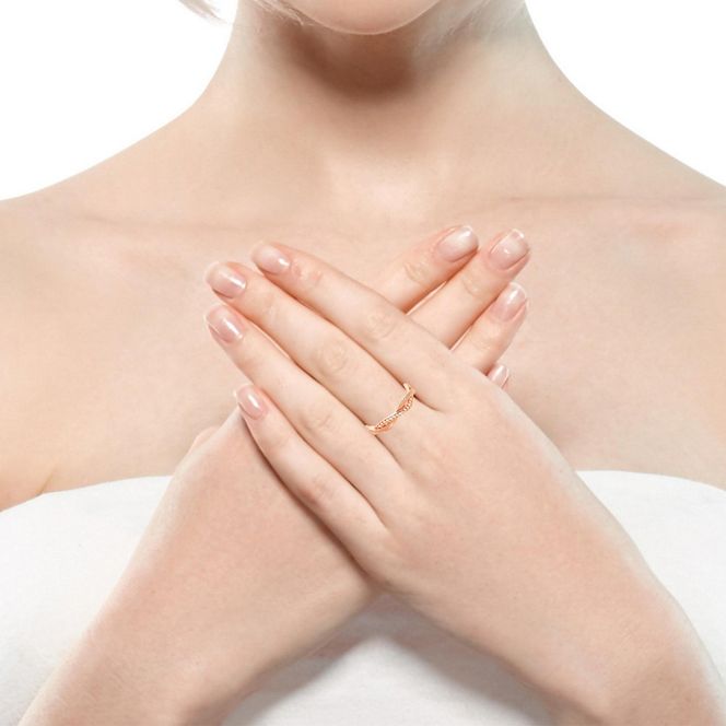 K18ＰＧ　ツイストダイヤ　リング　RADR-6940DI-Ｒ 188-145