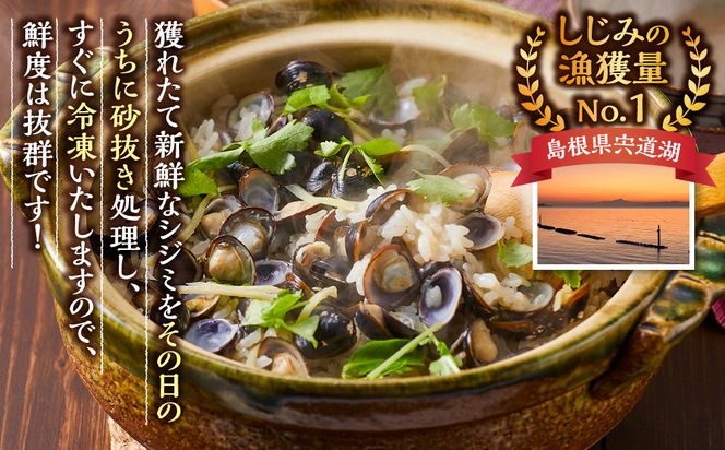 漁師直送！宍道湖産ヤマトシジミ・Mサイズ冷凍2.4kg 322032_EN001