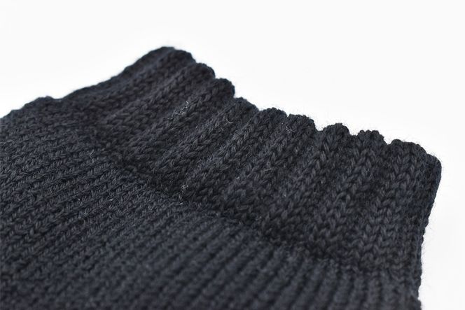 本当に温かいウールの靴下 くろくまくん（ブラック）M２０cm ～２４cm //  靴下 温かい 温活 ルームソックス 冷え  ウール 足元 靴下 くつした ソックス ルームシューズ 日本製 国産 奈良県 広陵町