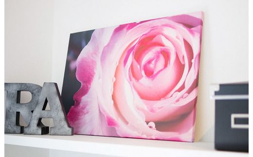 010B164 レザーフォトパネル 30cm×30cm【写真パネル オーダー 合成皮革製 手作業 インテリア】