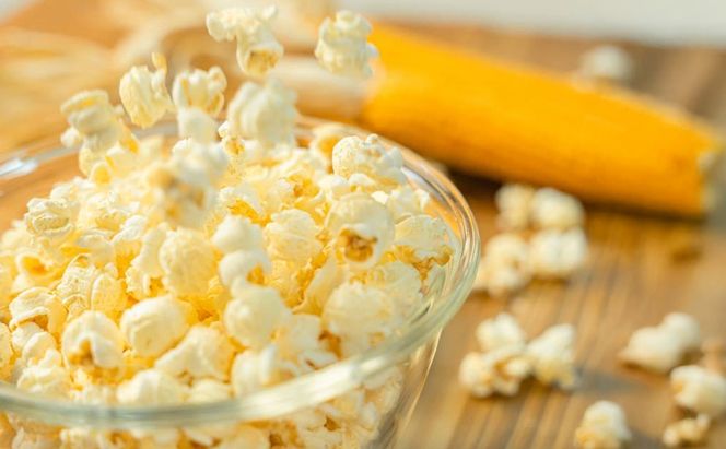 北海道 幕別町 農家が作る芯付 ポップコーン 3本［お菓子 菓子 とうもろこし］