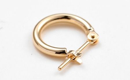 K18　フープピアス　1.5×10　111624 SWAE032