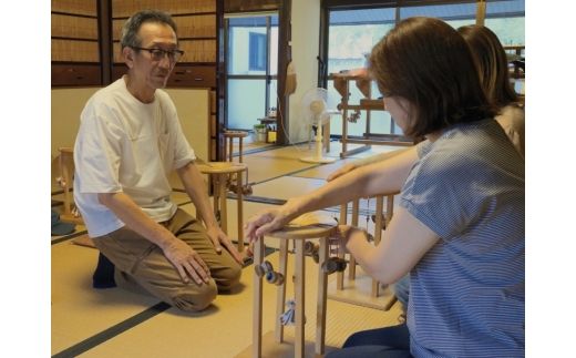 伊賀くみひも　ペア組紐体験&工房見学　松島組紐店【mtsm0003】