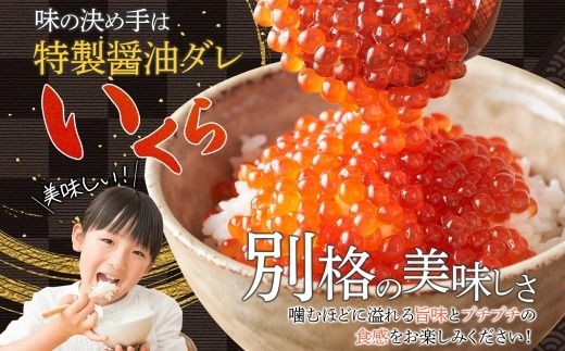 3200. 訳あり ホタテ 1kg 帆立 生ほたて 貝柱 いくら醤油漬け 200g×2個 セット イクラ しょうゆ漬け 海鮮 送料無料 北海道 弟子屈町
