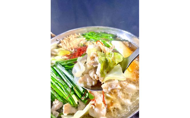 もつ鍋セット　黒さつま地鶏出汁仕立て 醤油味 242161_FN003