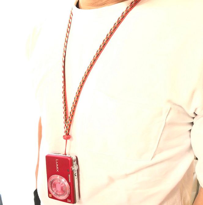 組紐ネックストラップゆるぎ組 矢絣柄２【hrkz0007-2】