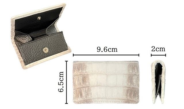 本物を日常に《ヒマラヤクロコダイルのコインケース》　BT-10
