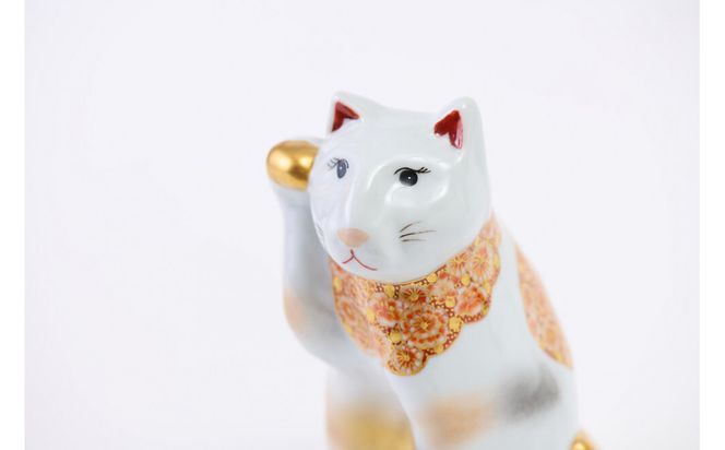 6号招き猫　金襴手 172111_CY19010